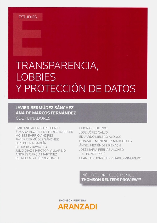 Transparencia, lobbies y protección de datos -0