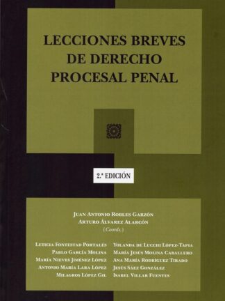 Lecciones breves de derecho procesal penal