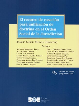 Recurso de casación para unificación de doctrina en el Orden Social de la Jurisdicción