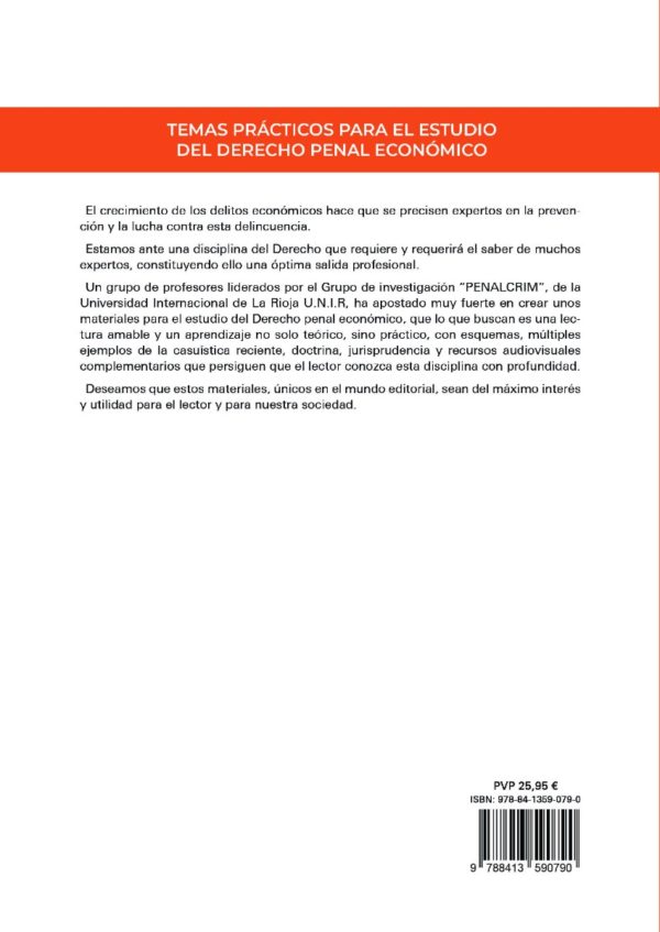 Temas prácticos para el estudio del derecho penal económico -54247