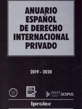 Anuario Español de Derecho Internacional Privado 2019-2020