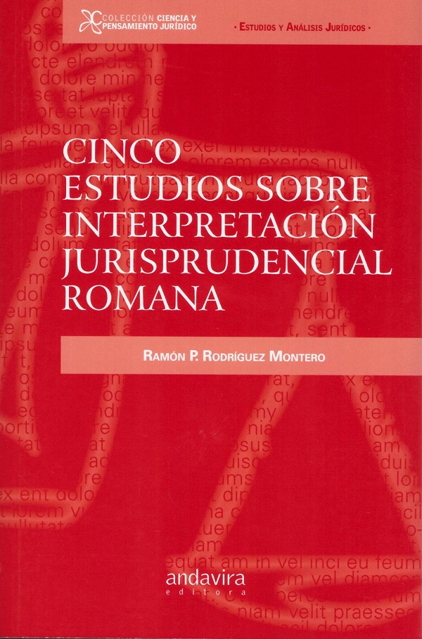 Cinco estudios sobre interpretación jurisprudencial romana -0