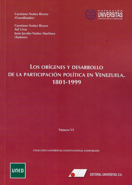 Origenes y desarrollo de la participación política en Venezuela (1801-1999) (nº VI)-0