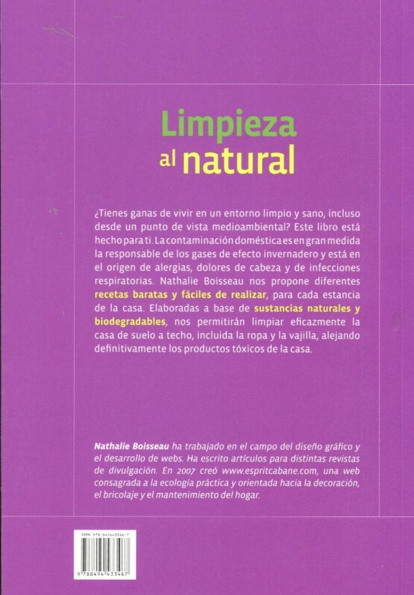 Limpieza al natural. Ideas fáciles y baratas para vivir en un entorno limpio y sano-57018