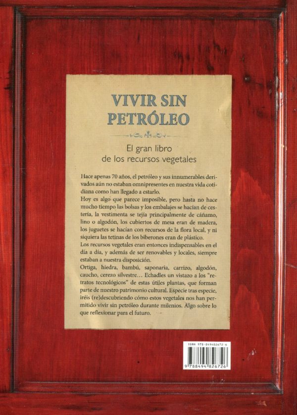 Vivir sin petróleo. El gran libro de los recursos vegetales -57059