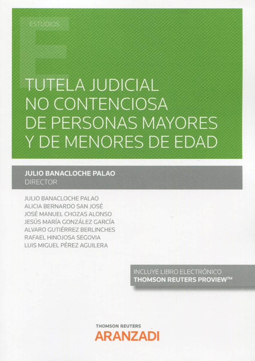 Tutela Judicial no contenciosa de personas mayores y de menores de edad -0