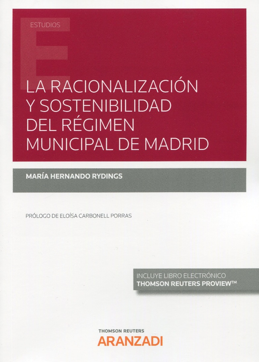 La racionalización y sostenibilidad del régimen municipal de Madrid -0
