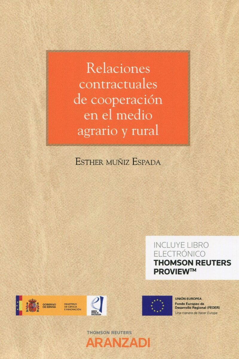 Relaciones contractual de cooperación en el medio agrario y rural -0