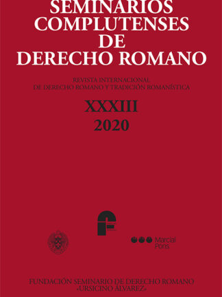 Seminarios complutenses de Derecho Romano XXXIII 2020