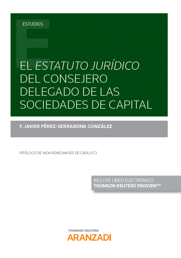 Estatuto jurídico del consejero delegado de las sociedades de capital -0