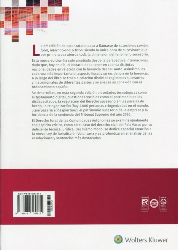 Tratado de derecho de sucesiones 2020. 2 vols. Común, foral, internacional y fiscal (Ab ovo usque ad mala)-57038