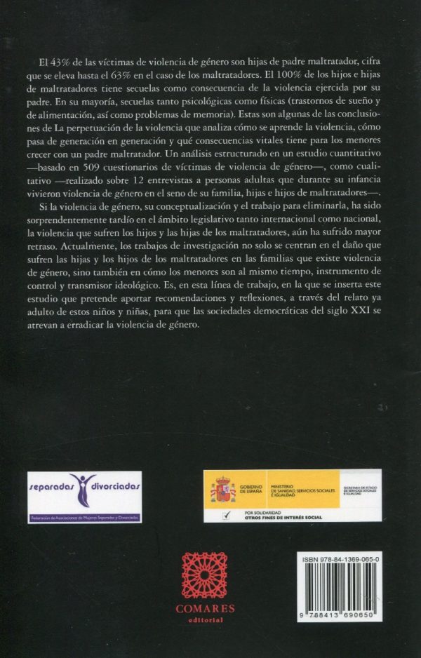 Violencia de género en hijas e hijos de maltratadores. La perpetuación de la violencia-57092