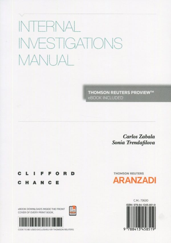 Manual de investigaciones internas/internal investigations manual -59535