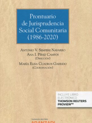 Prontuario de jurisprudencia social comunitaria (1986-2020)