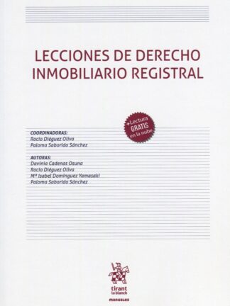 Lecciones de Derecho Inmobiliario Registral