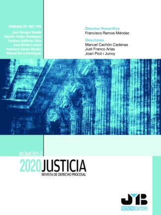 Justicia Nº 2 Año 2020 Revista Derecho Procesal