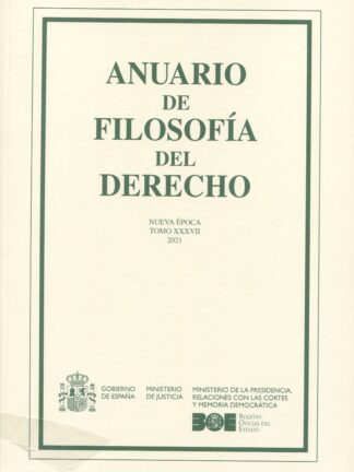 Anuario de Filosofía del Derecho 37, 2021