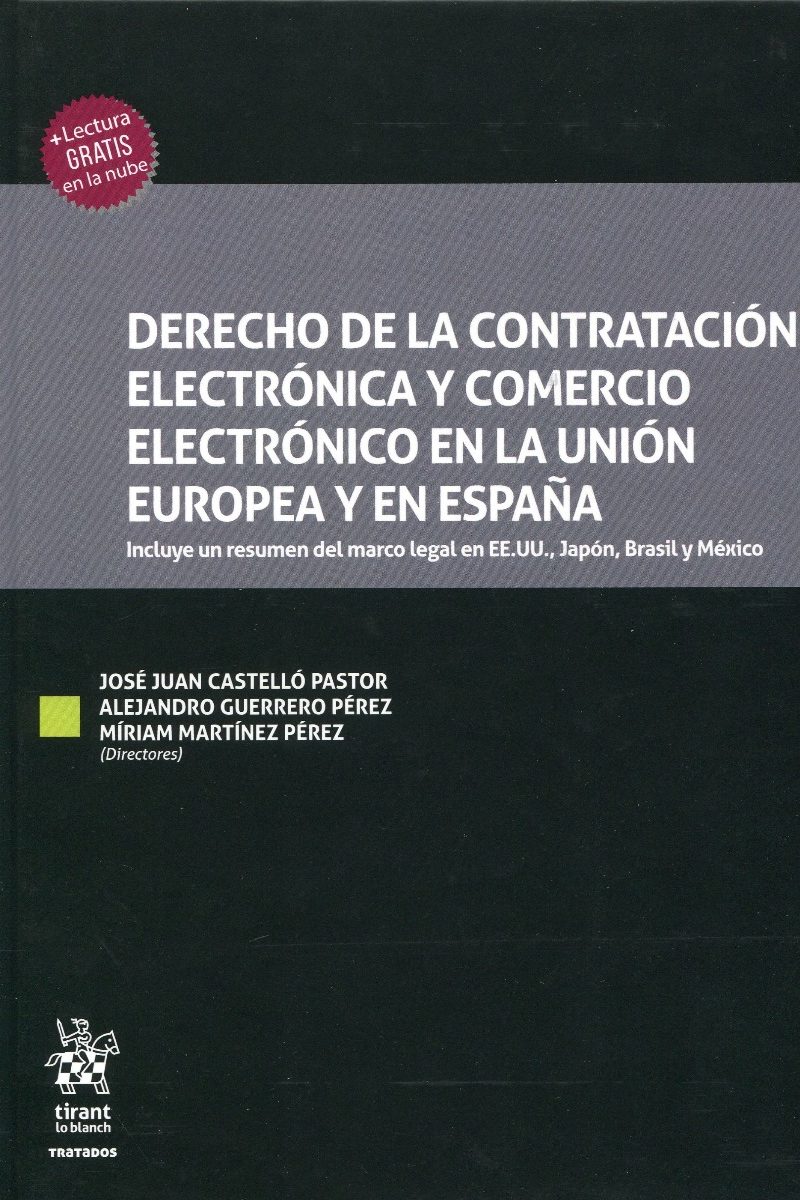 Derecho de la Contratación Electrónica y Comercio Electrónico en la Unión Europea y en España-0