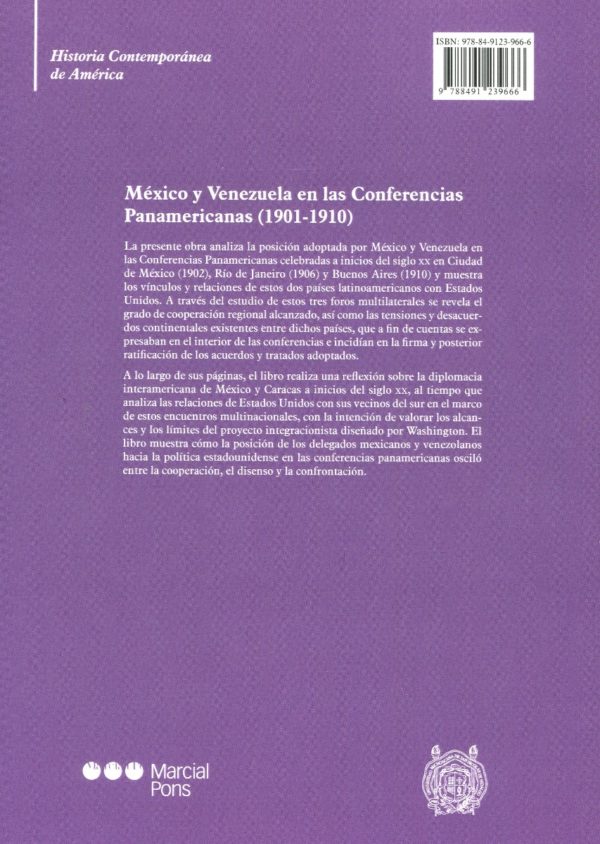 México y Venezuela en las Conferencias Panamericanas (1901-1910) Entre la colaboración y el disenso-59242