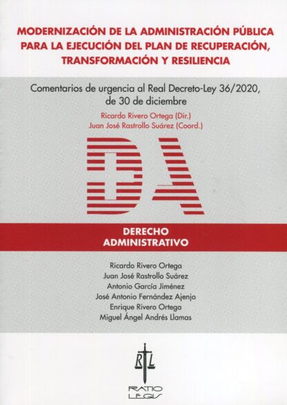 Modernización de la Administración Pública para la ejecución del plan de recuperación, transformación y resiliencia