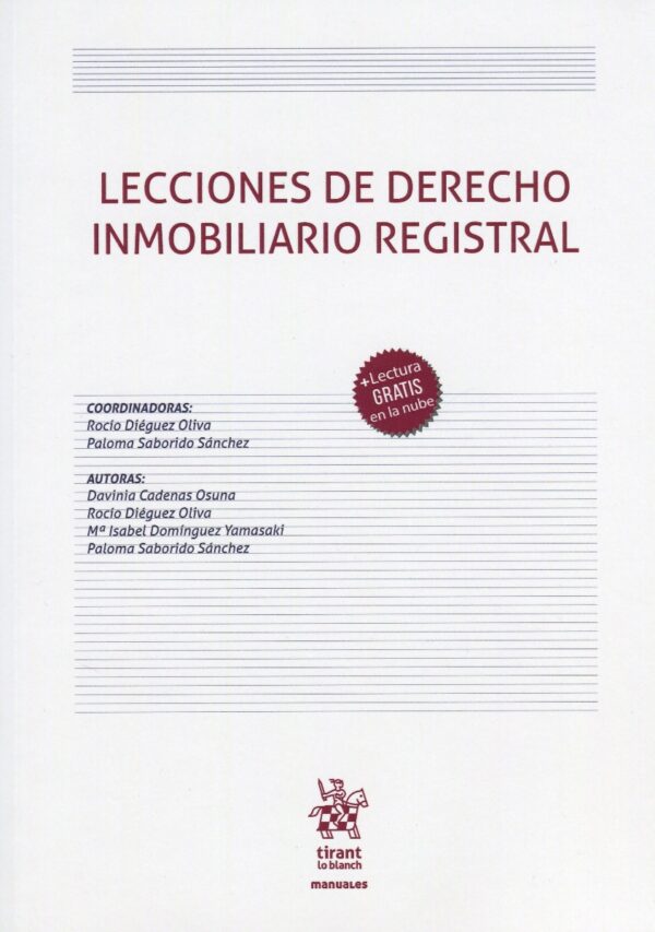 Lecciones de Derecho Inmobiliario Registral -0