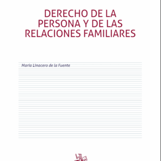 Derecho de la persona y de las relaciones familiares