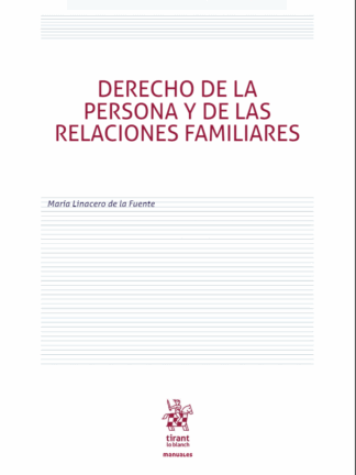 Derecho de la persona y de las relaciones familiares