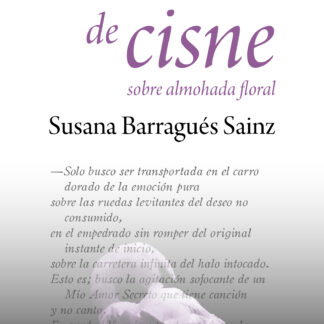 Cabeza de cisne. Sobre almohada floral