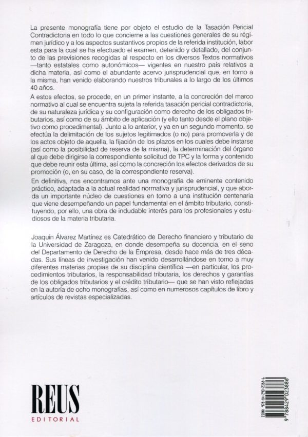 Tasación pericial contradictoria: cuestiones generales y aspectos sustantivos -60418