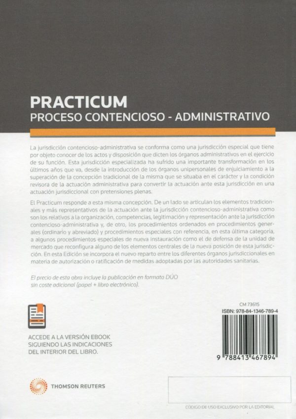 Practicum proceso contencioso-administrativo 2021 -60535