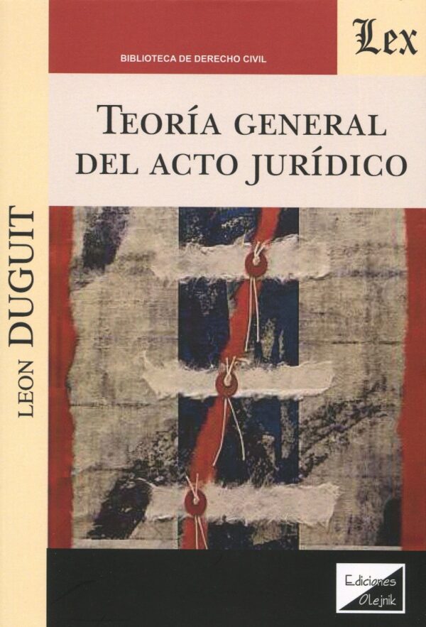 Teoría general del acto jurídico -0