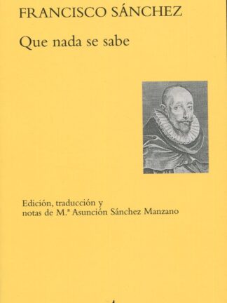 Que nada se sabe