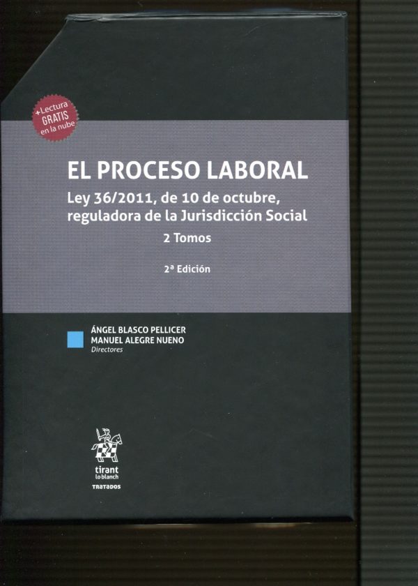 Proceso Laboral. Ley 36/2011, de 10 de octubre, reguladora de la Jurisdicción Social. 2 Tomos-59775