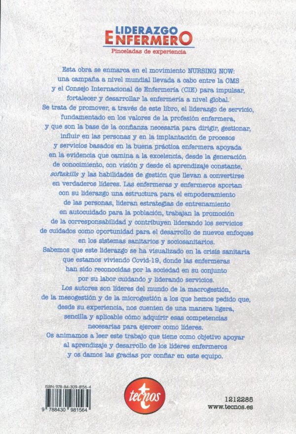 Liderazgo enfermero. Pinceladas de experiencia -61918