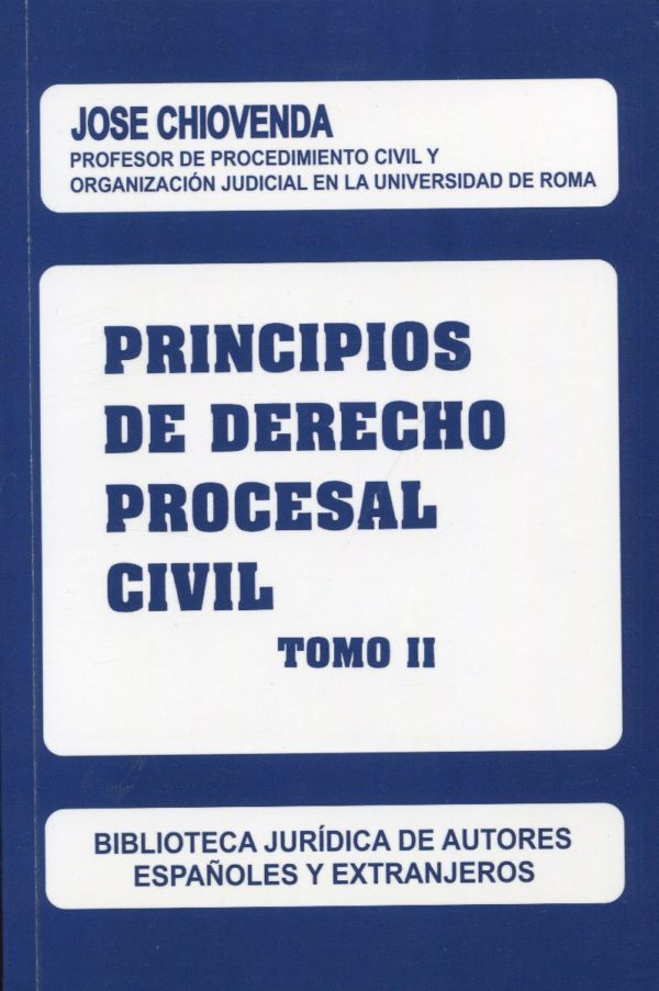 Principios de Derecho procesal civil 2 Tomos -61920