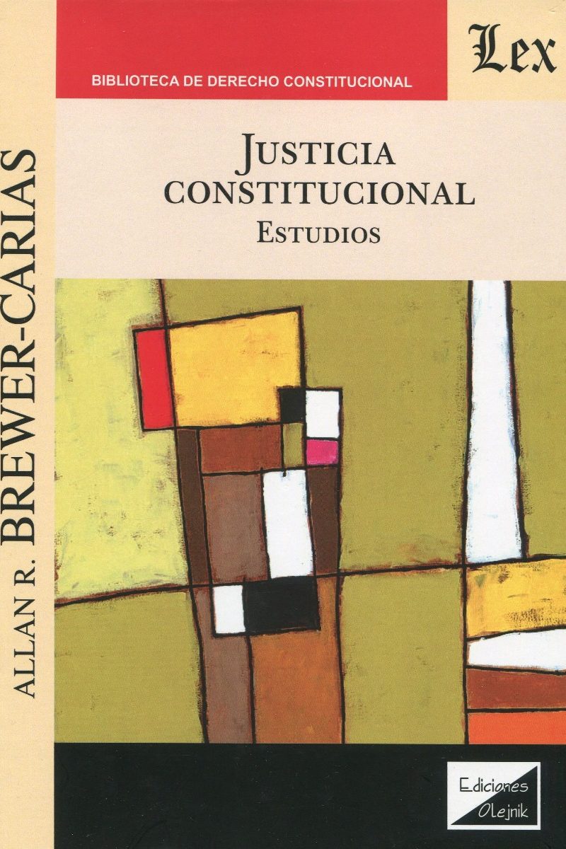 Justicia constitucional. Estudios -0