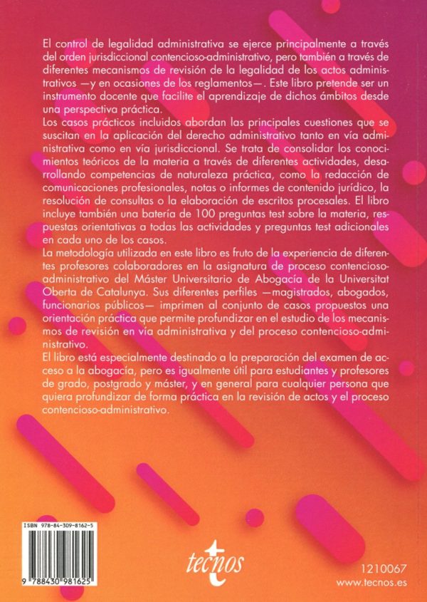 Casos prácticos de procedimiento administrativo y proceso contencioso- administrativo. Destinado a la preparaicón del examen de acceso a la abogacía-62188