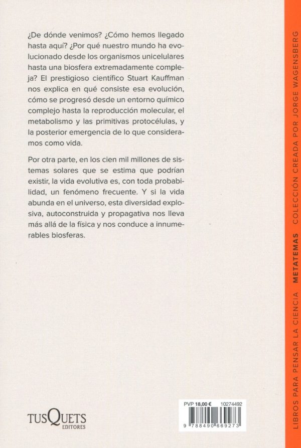 Más allá de las leyes físicas. El largo camino desde la materia hasta la vida-61189