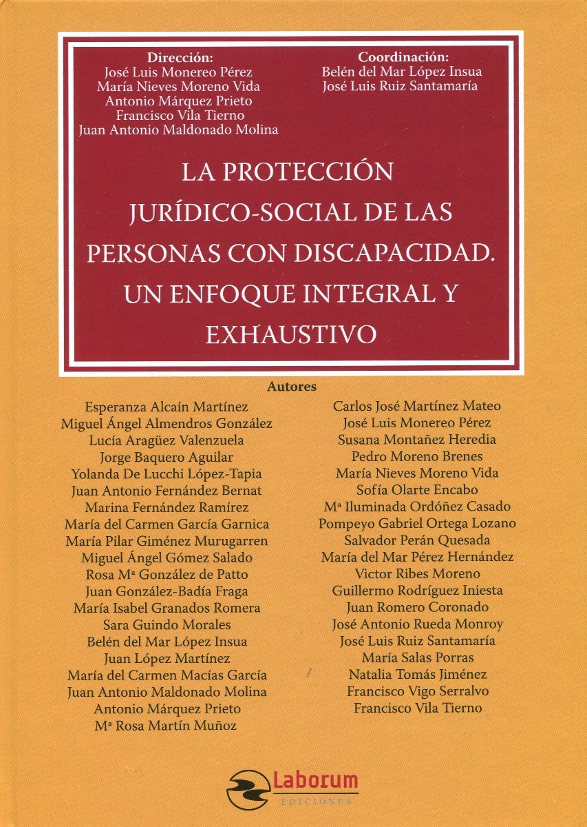 La protección jurídico-social de las personas con discapacidad. Un enfoque integral y exhaustivo-0