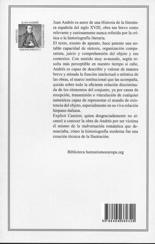 La Literatura Española del siglo XVIII -61514