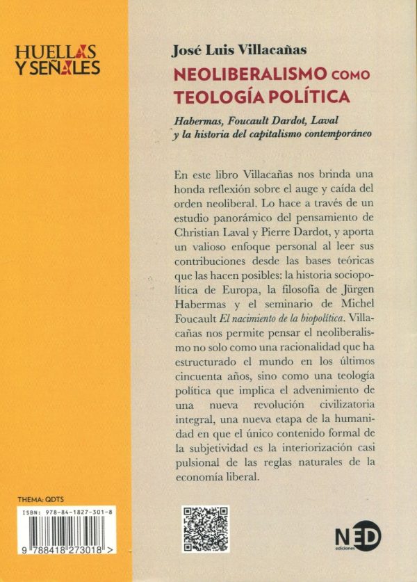 Neoliberalismo como teología política. Habermas, Foucault, Dardot, Laval y la historia del capitalismo contemporáneo-61680