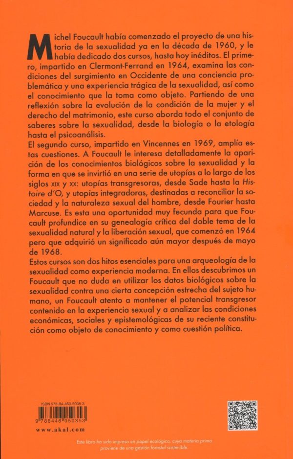 La sexualidad. Seguido de El discurso de la sexualidad -61754