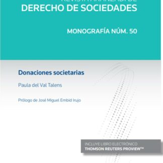 Donaciones societarias (monografía asociada RDS 50 2021)