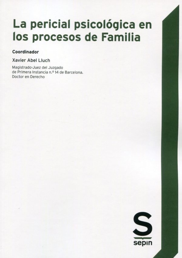 Pericial psicológica en los procesos de familia -0