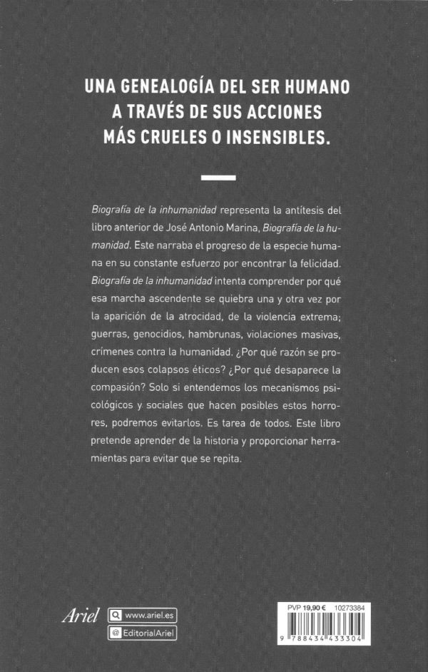 Estuche Biografía de la inhumanidad + Biografía de la humanidad -62418