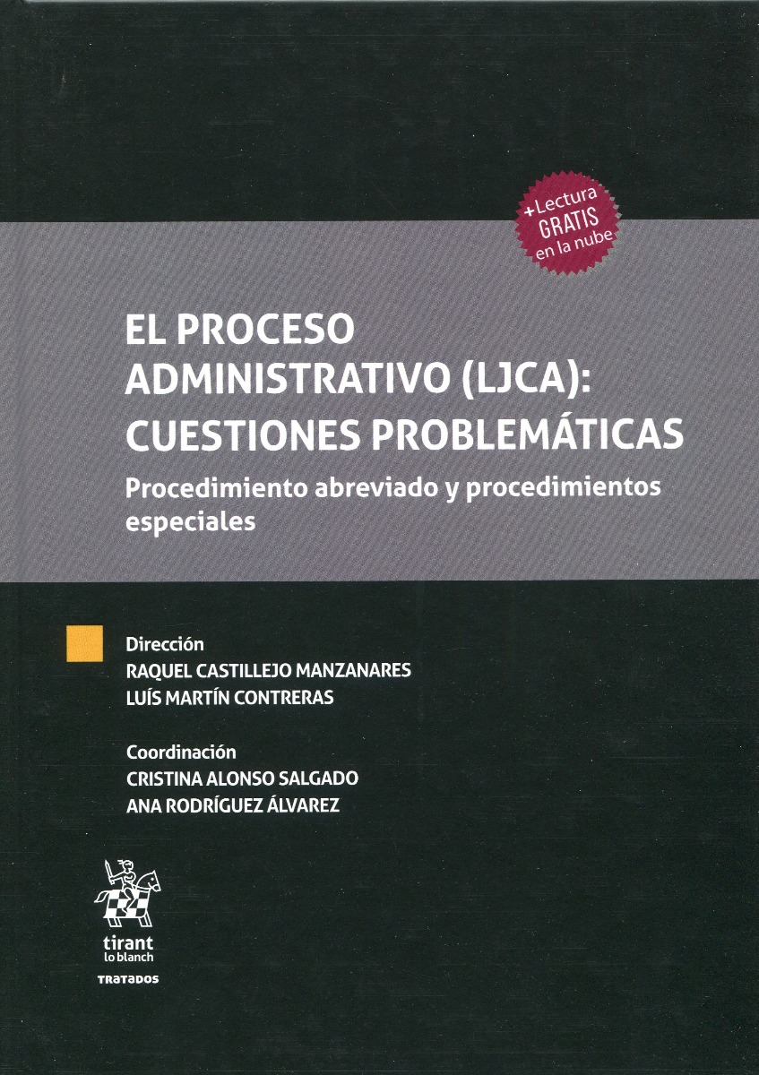 El Proceso Administrativo (LJCA): Cuestiones Problemáticas. Procedimiento abreviado y procedimientos especiales-0