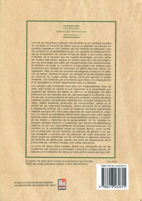 Cuestiones clásicas y actuales del derecho de daños. 3 Vols. Estudios en Homenaje al Profesor Dr. Roca Guillamón-62498