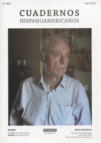 Cuadernos Hispanosamericanos Abril 2021 Entrevista Blas Matamoro