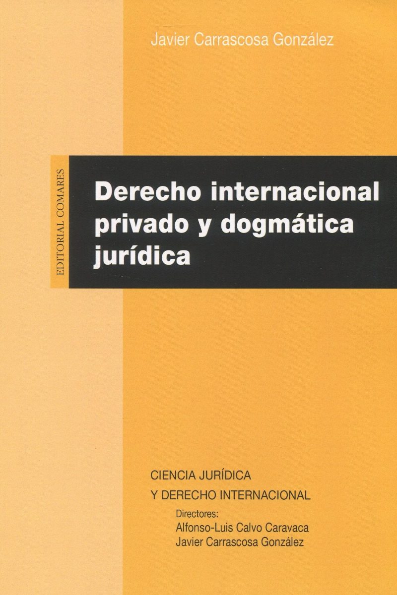 Derecho internacional privado y dogmática jurídica -0