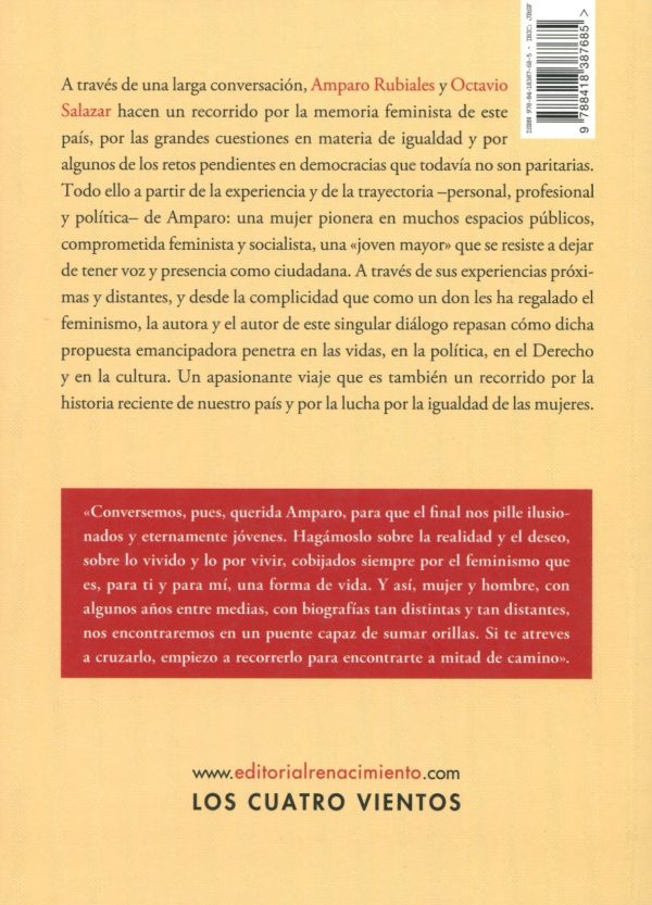 Al amparo del feminismo. Conversaciones entre Amparo Rubiales y Octavio Salazar-62699